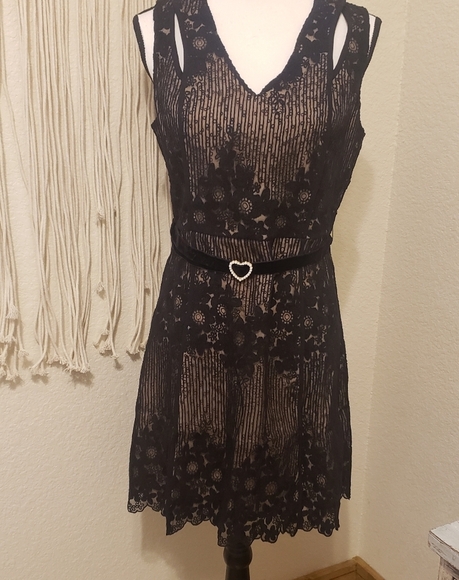 Foxiedox Asha Black Lace Dress NWT - Picture 4 of 8